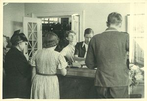 Theken-Ausleihe um 1950